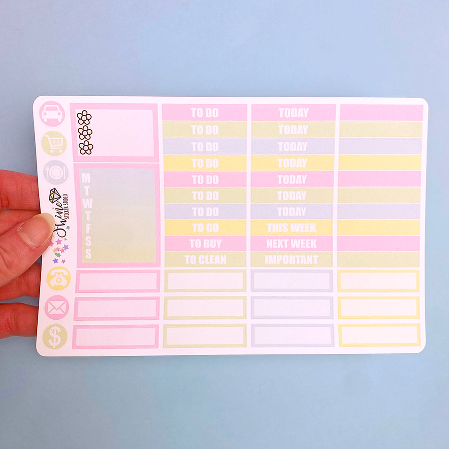 LIMITED TIME ONLY! Luna Spring - Standard Weekly Sticker Kit – Shine ...