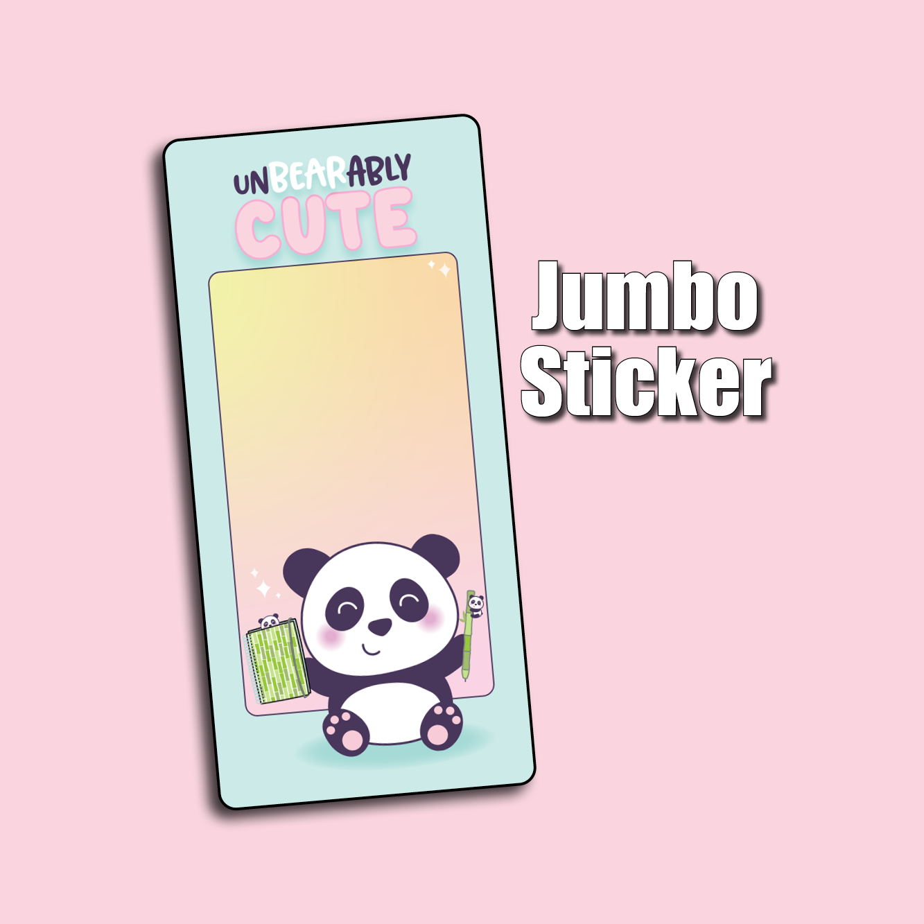 Unbearably Cute Hobonichi Weeks Planner Sticker Kit – Shine Sticker Studio