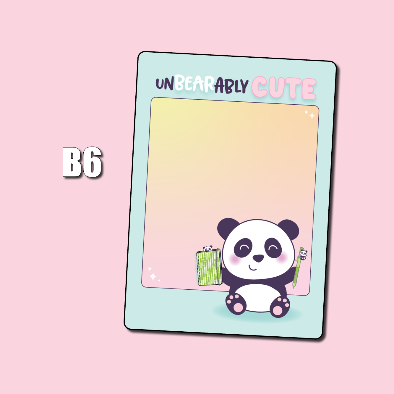 Unbearably Cute Jumbo Planner Sticker – Shine Sticker Studio