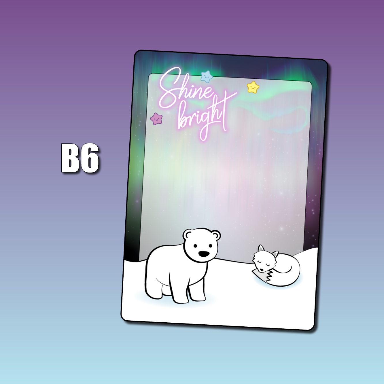 Polar Nights Jumbo Planner Sticker – Shine Sticker Studio