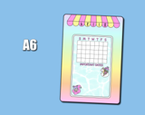 Undated Pool Party Monthly Jumbo Sticker