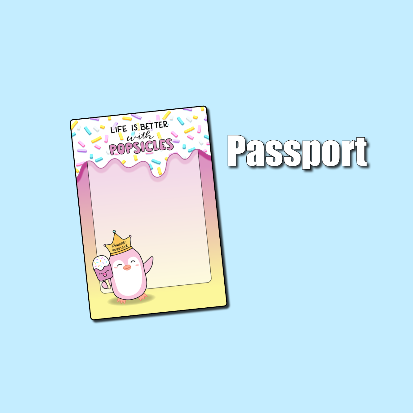 Popsicle Princess Jumbo Planner Sticker – Shine Sticker Studio