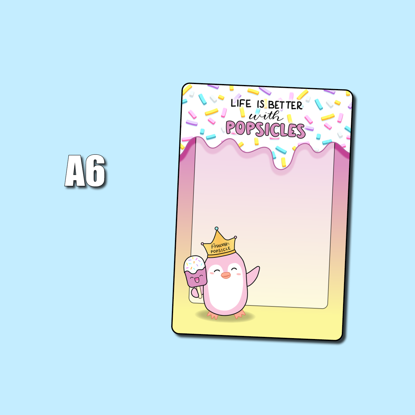 Popsicle Princess Jumbo Planner Sticker – Shine Sticker Studio