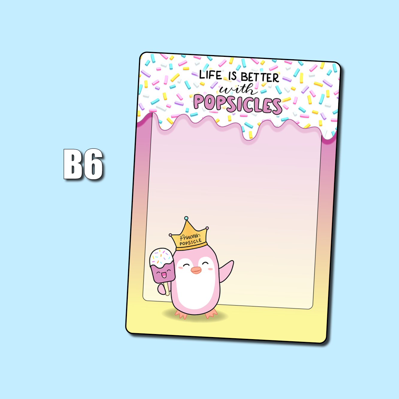 Popsicle Princess Jumbo Planner Sticker – Shine Sticker Studio
