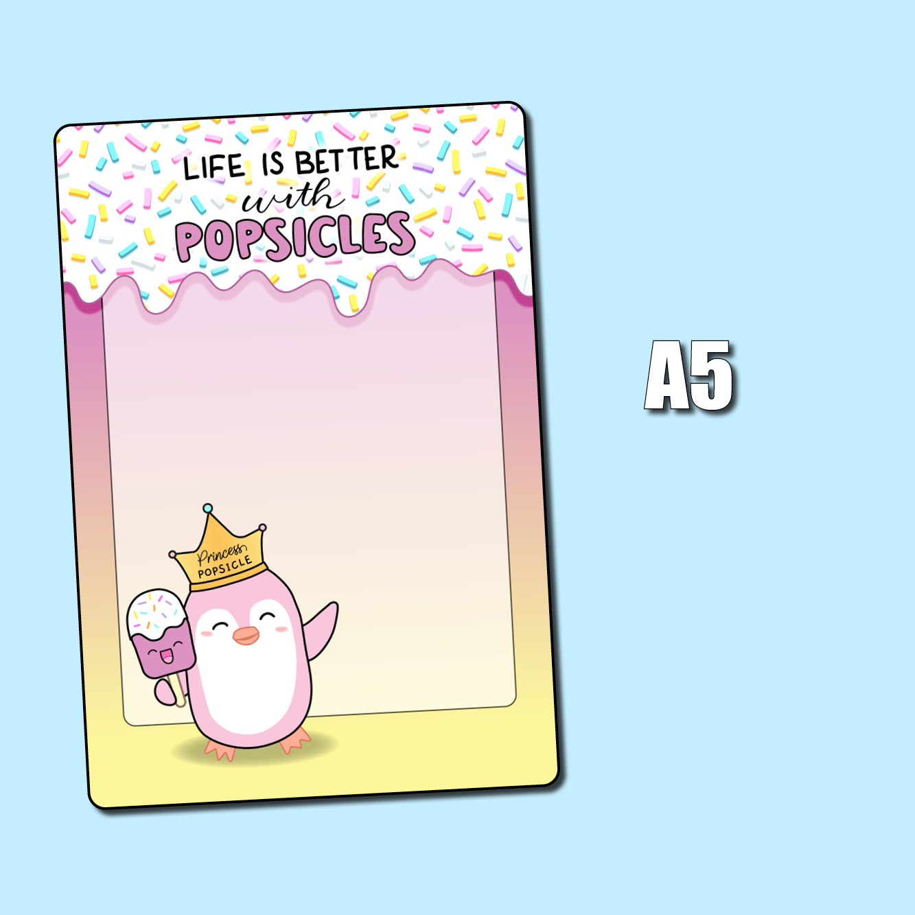 Popsicle Princess Jumbo Planner Sticker – Shine Sticker Studio