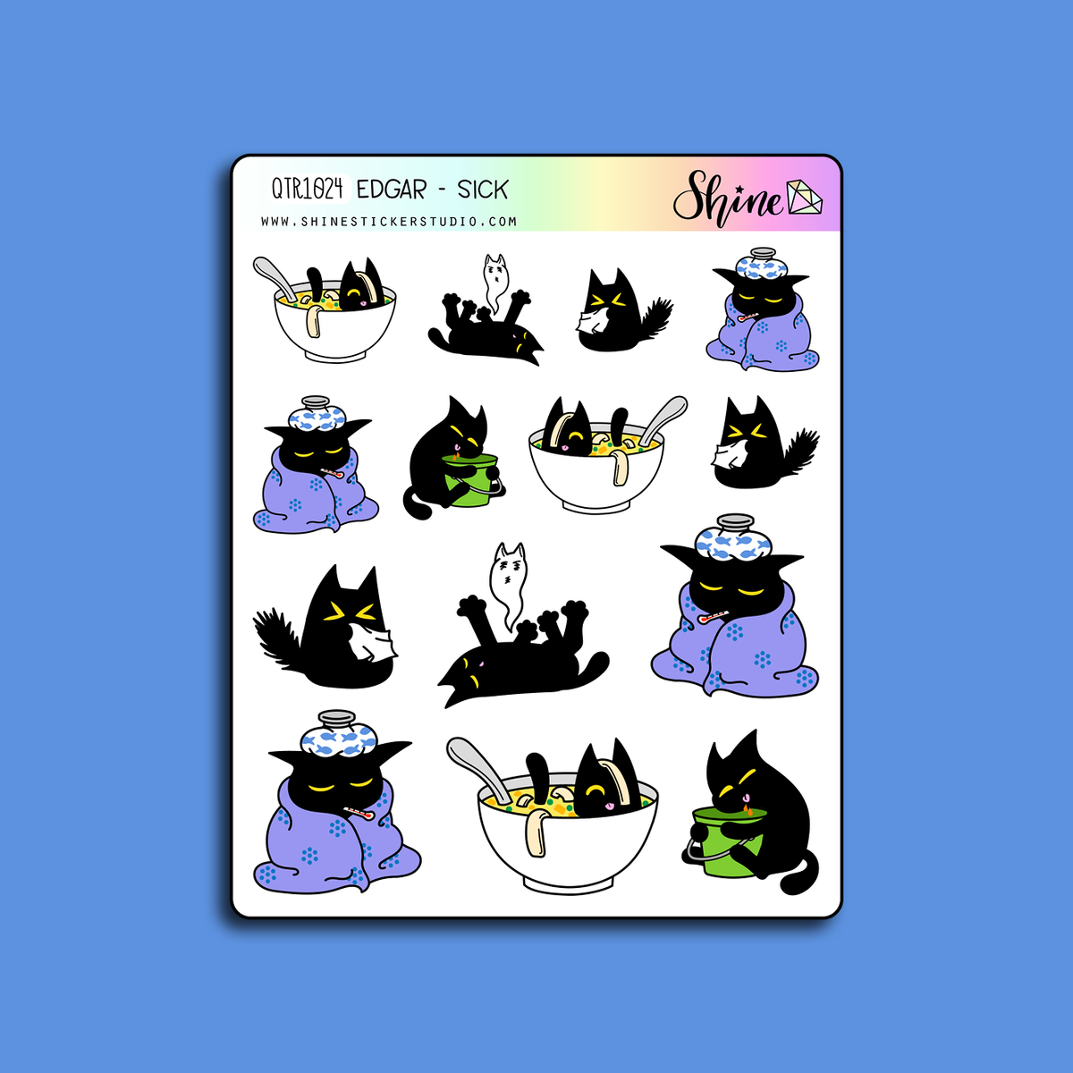 Edgar Sick Deco Stickers – Shine Sticker Studio