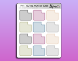 Monthly Boxes Stickers