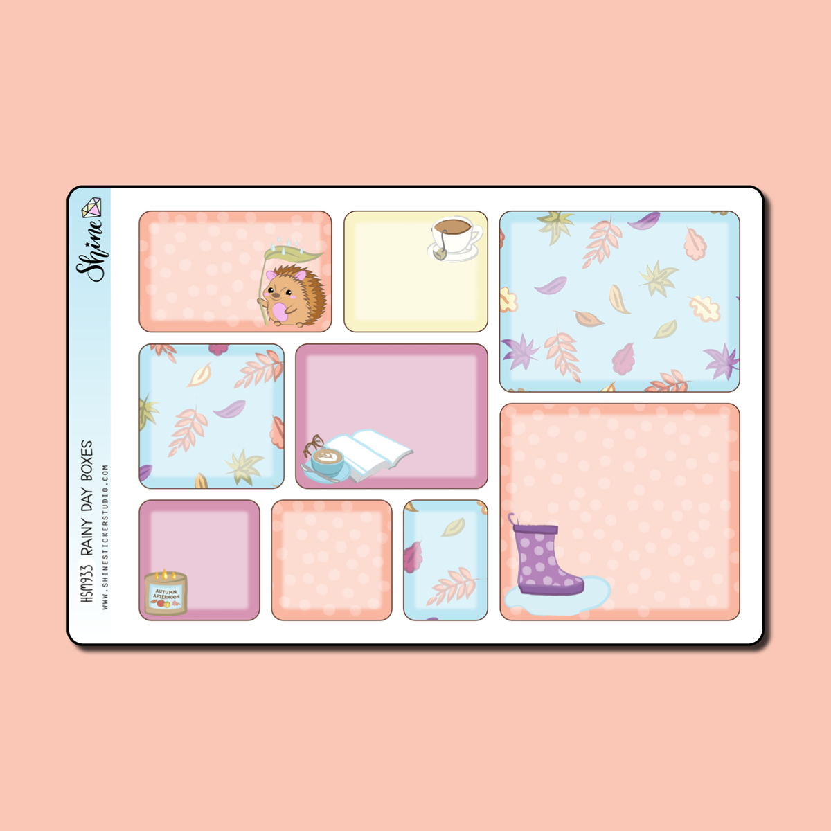 Rainy Day Box Planner Stickers – Shine Sticker Studio