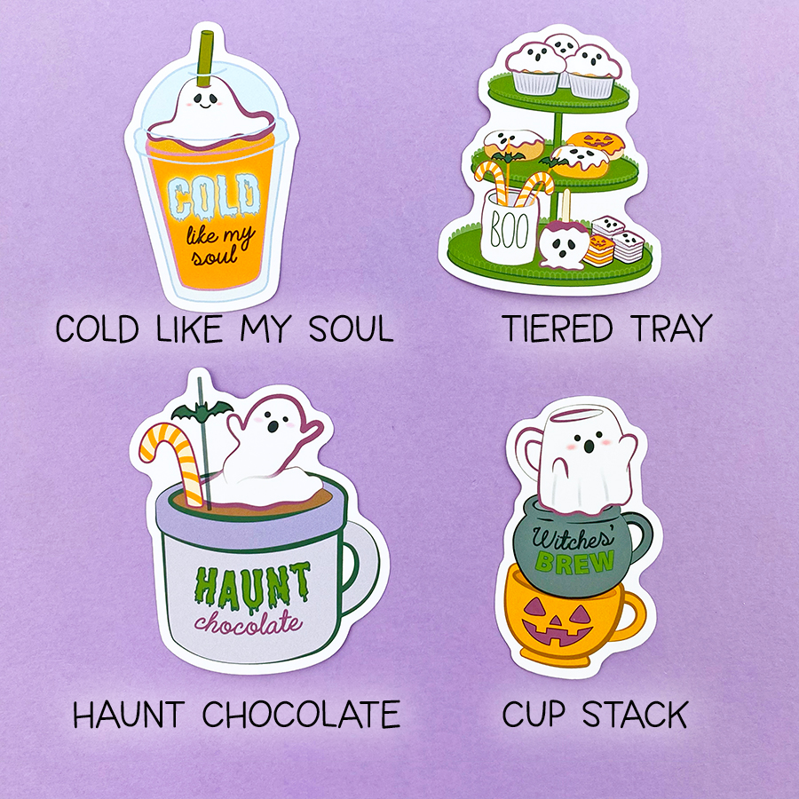 Boo Brew Café Sticker Die Cut Collection - September 2025 Subscription ...