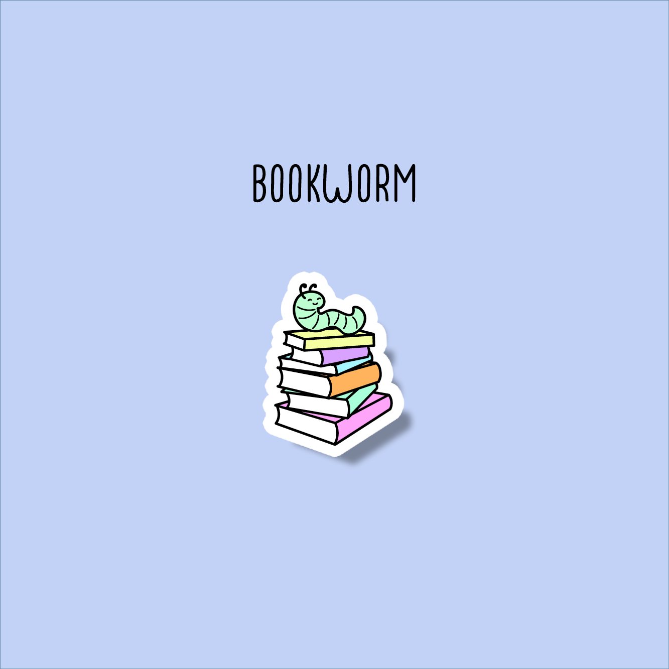 Book Nerd Sticker DIE CUT Collection – Shine Sticker Studio