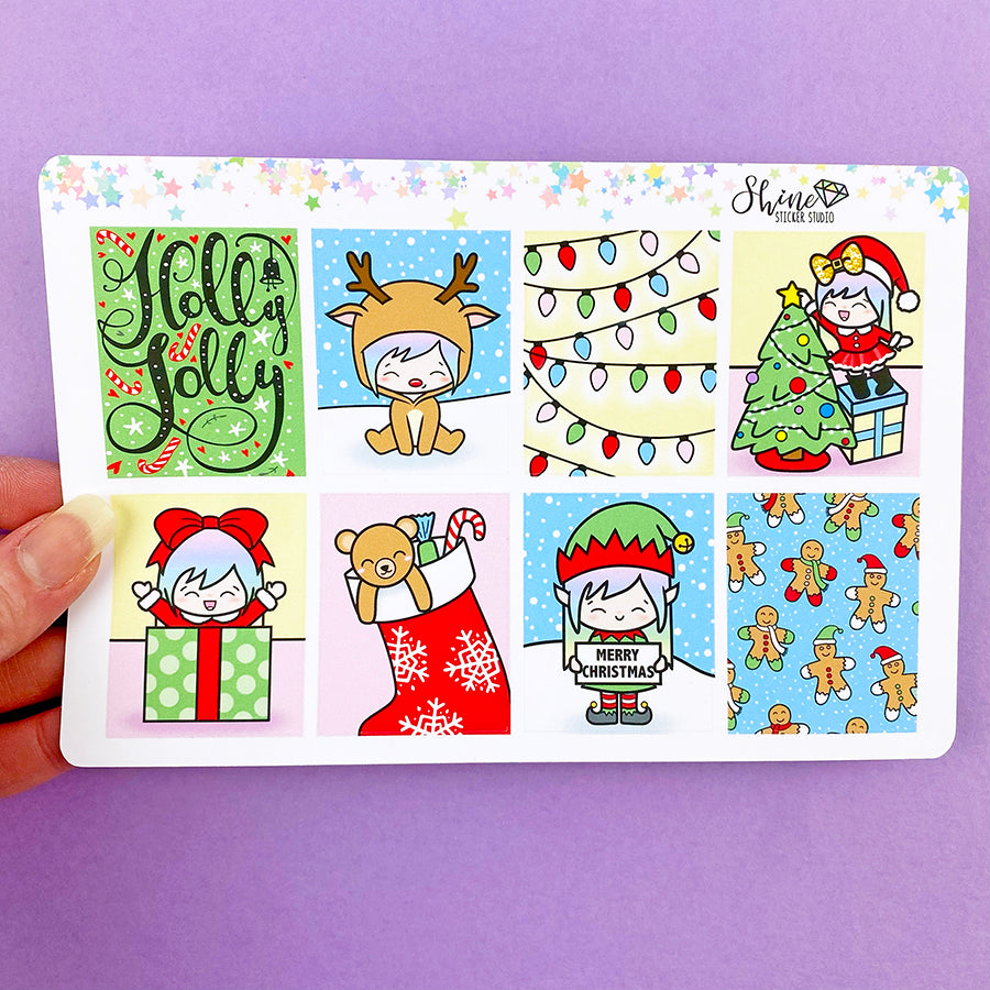 Luna Lettering Sticker LIMITED TIME ONLY! Luna Christmas - Standard Weekly Sticker Kit – Shine ...
