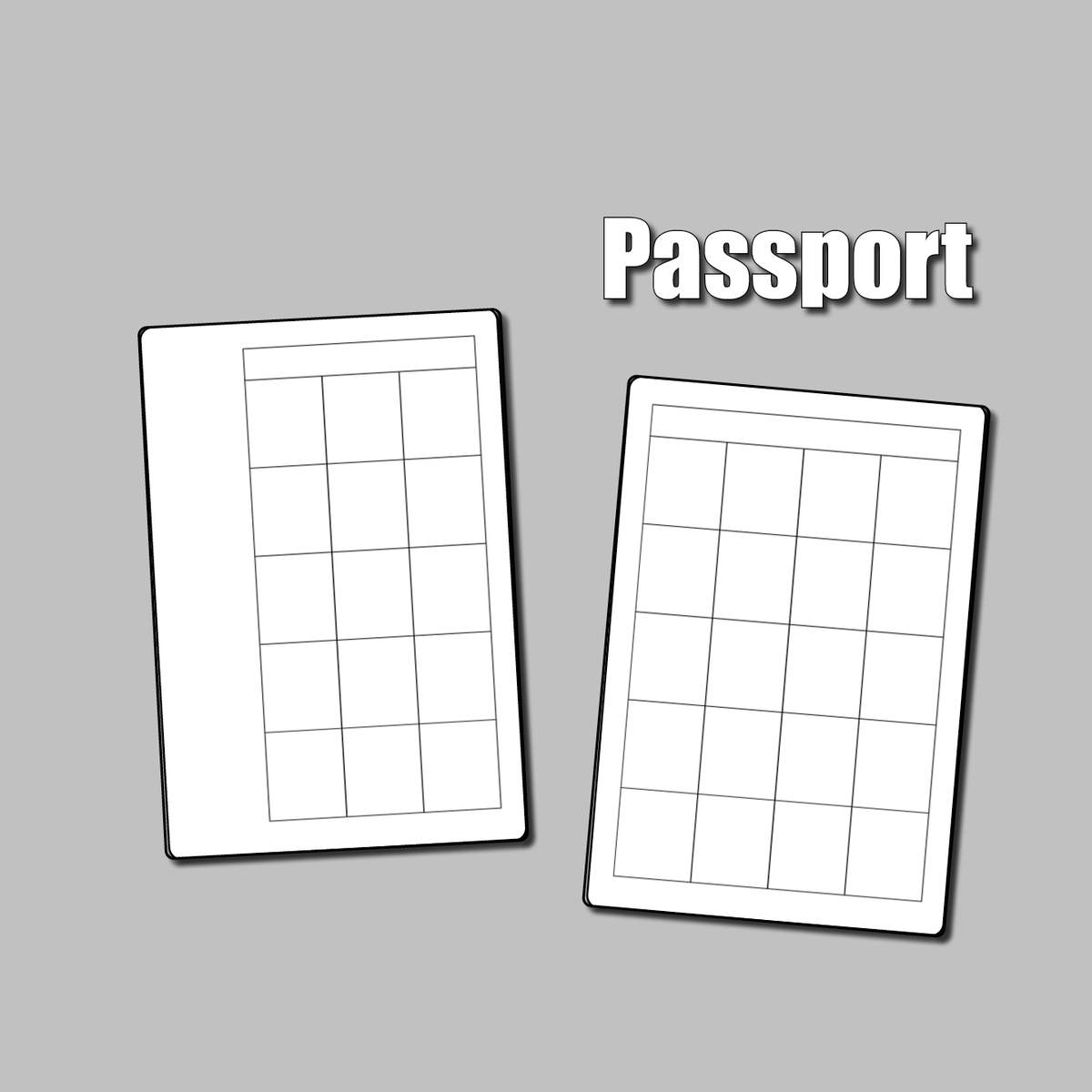 Blank Double Page Undated Calendar Jumbo Sticker – Shine Sticker Studio