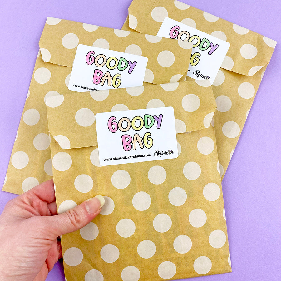 Large Shine Sticker Studio Goody Bag