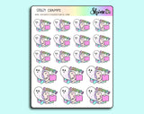 Luna Cramps Stickers