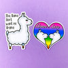 CLEARANCE Llama DIE CUT Stickers