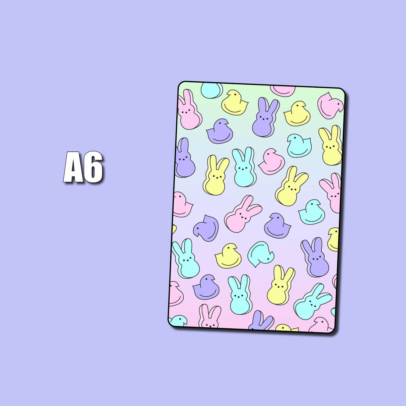 Peeps Patterned Jumbo Sticker – Shine Sticker Studio