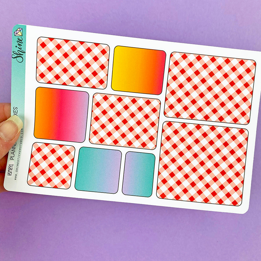 Parotta Box Sticker Planner Picnic Boxes Planner Stickers – Shine Sticker Studio