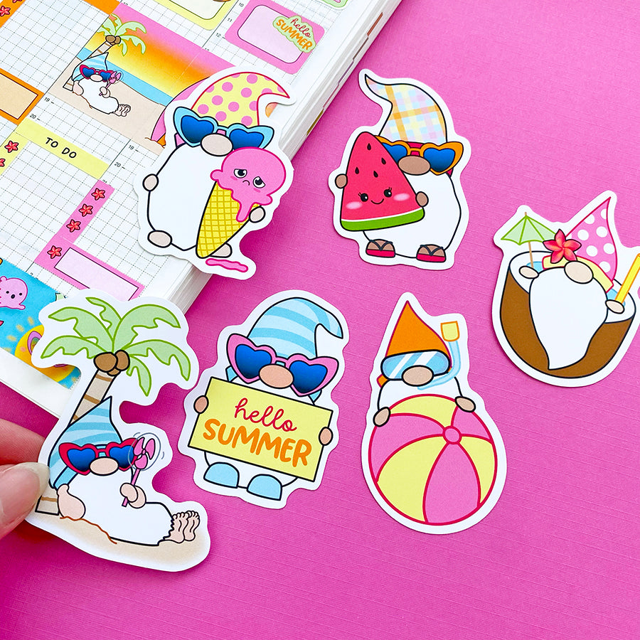 Summer Shenanigans Sticker DIE CUT Collection – Shine Sticker Studio