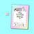 Pastel Rainbow "This Planner Belongs To" Jumbo Sticker