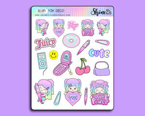 Y2K - Collab with The Angel Shoppe - Deco Stickers