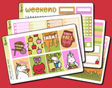 Sweet Candy Apples - Vertical Weekly Sticker Kit