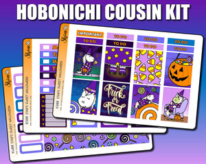 Star's Sweet Halloween Hobonichi Cousin Sticker Kit