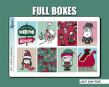 Santa's Workshop - Vertical Weekly Sticker Kit