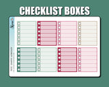 Santa's Workshop - Vertical Weekly Sticker Kit