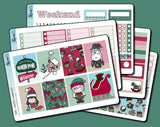 Santa's Workshop - Vertical Weekly Sticker Kit