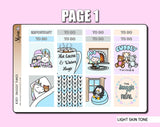 Snuggly Things - Hobonichi Cousin Sticker Kit