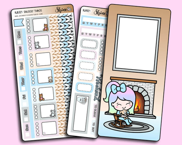 Snuggly Things - Hobonichi Weeks Sticker Kit