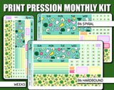 Undated Lucky Clover Monthly Kit - Print Pression