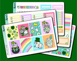 Lucky Clover - Vertical Weekly Sticker Kit