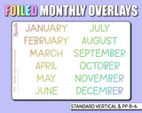 Undated Happy Birthday Monthly Kit - Standard Vertical