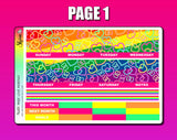 Undated Pride Love Monthly Kit - Standard Vertical