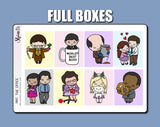 The Office - Vertical Weekly Sticker Kit