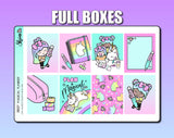 Luna Stickers & Vertical Weekly Sticker Kit By Shine Sticker Studio