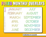 Undated Haunted Mansion Monthly Kit - Hobonichi Weeks Hobonichi Cousin