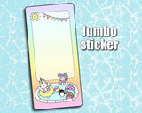 Pool Party Hobonichi Weeks Sticker Kit