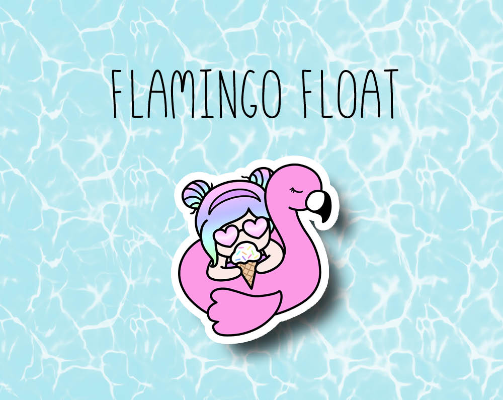 Pool Party Sticker DIE CUT Collection – Shine Sticker Studio