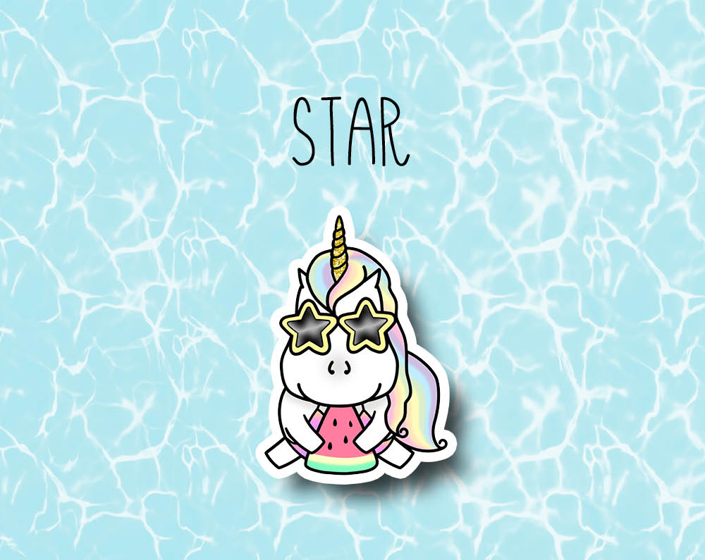 Pool Party Sticker DIE CUT Collection – Shine Sticker Studio
