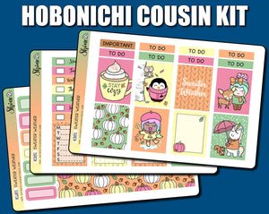 Sweater Weather Hobonichi Cousin Sticker Kit