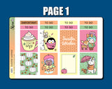Sweater Weather Hobonichi Cousin Sticker Kit