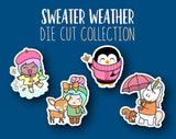 Sweater Weather Sticker DIE CUT Collection
