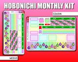 Undated Meowy Catmas Monthly Kit - Hobonichi Cousin/Weeks