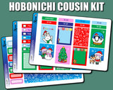 At Shine Sticker Studio you can find Merry Christmas Hobonichi Cousin Sticker Kit | Hobonichi Cousin | Sticker Kit | Christmas Stickers