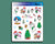 Merry Christmas Deco Stickers by Shine Sticker Studio | Merry Christmas Stickers | Best Christmas Stickers
