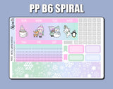 Undated Pastel Winter Monthly Kit - Print Pression