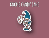 Gnome Candy Cane Sticker Created by Shine Studio