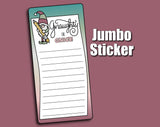 Jumbo Sticker | Hobonichi Weeks Stickers By Shine Studio | Gnome Stickers